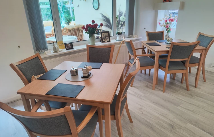 Dining room at Abbeyfield House, Lytham St Annes FY8 5QU
