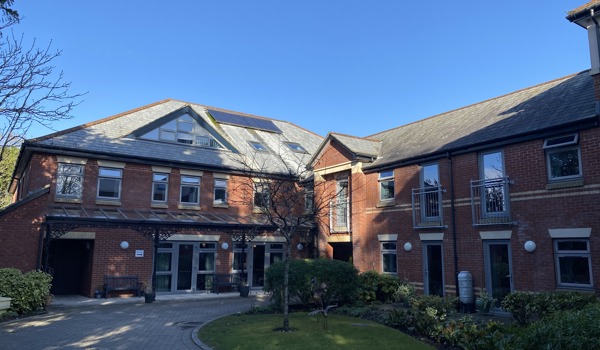 View of the entrance to Westbourne House