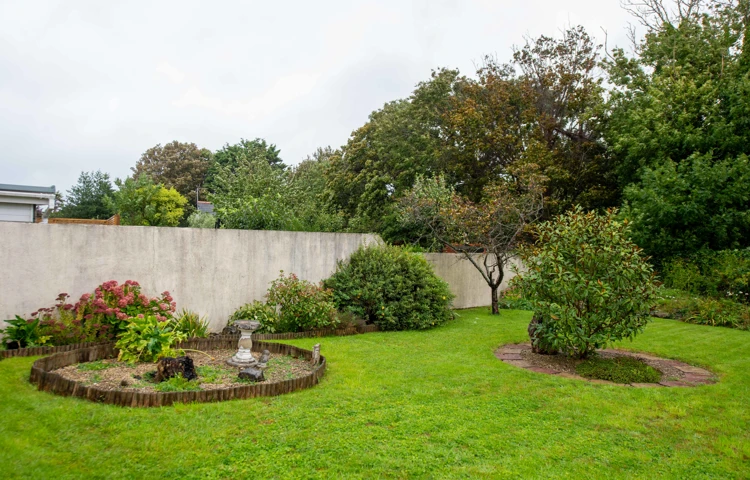 Rear garden at Abbeyfield House, Porthcawl CF36 3DA