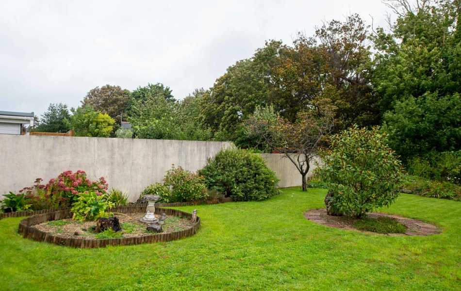 Rear garden at Abbeyfield House, Porthcawl CF36 3DA