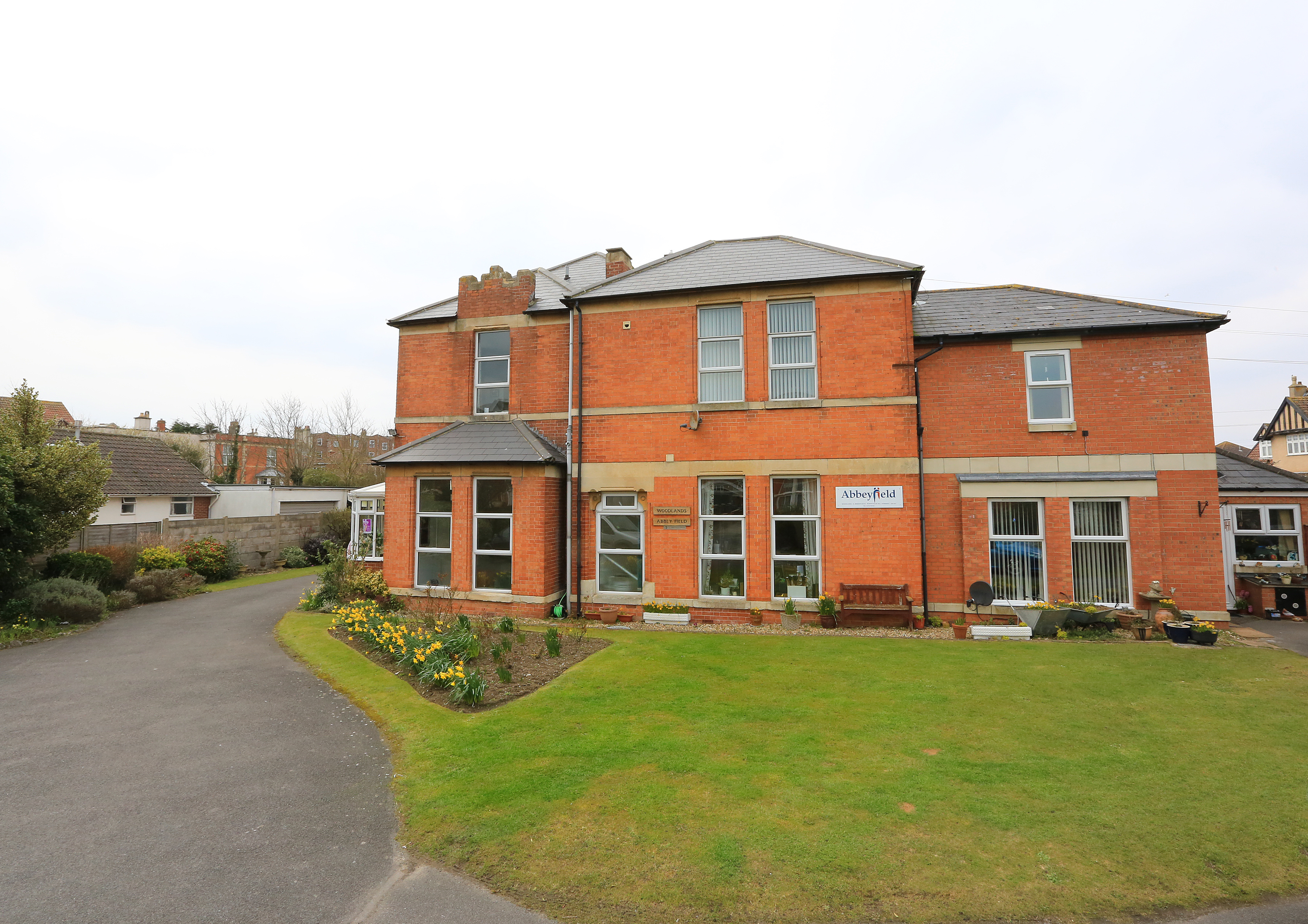 The rear of house and garden at Abbeyfield Woodlands, Burnham-on-Sea TA8 2EX