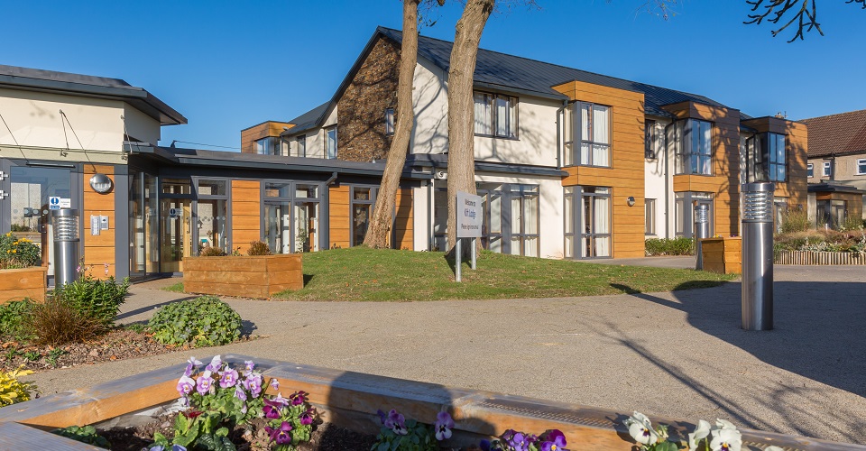 The front garden of Kift Lodge, Bristol BS15 3LQ