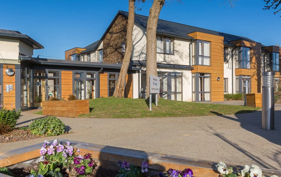 The front garden of Kift Lodge, Bristol BS15 3LQ