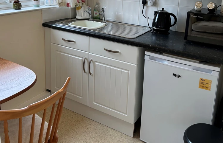 Kitchenette at Abbeyfield House, Barnard Castle DL12 8BL