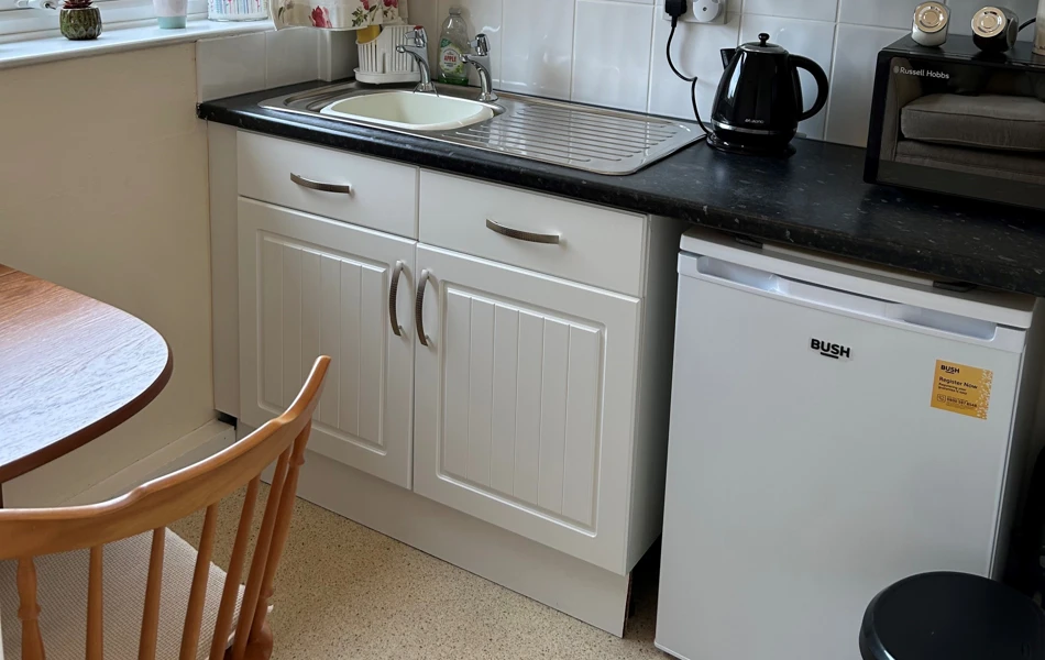 Kitchenette at Abbeyfield House, Barnard Castle DL12 8BL