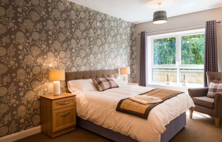 Double bedroom at Burnham Court, Malmesbury SN16 0FN