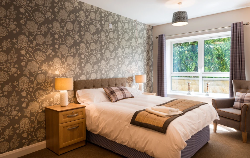 Double bedroom at Burnham Court, Malmesbury SN16 0FN