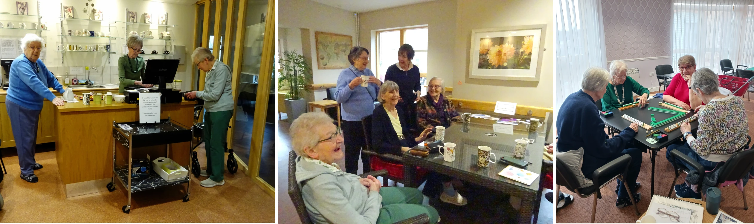 Collage of photos showing the various activities that happen at Girton Green