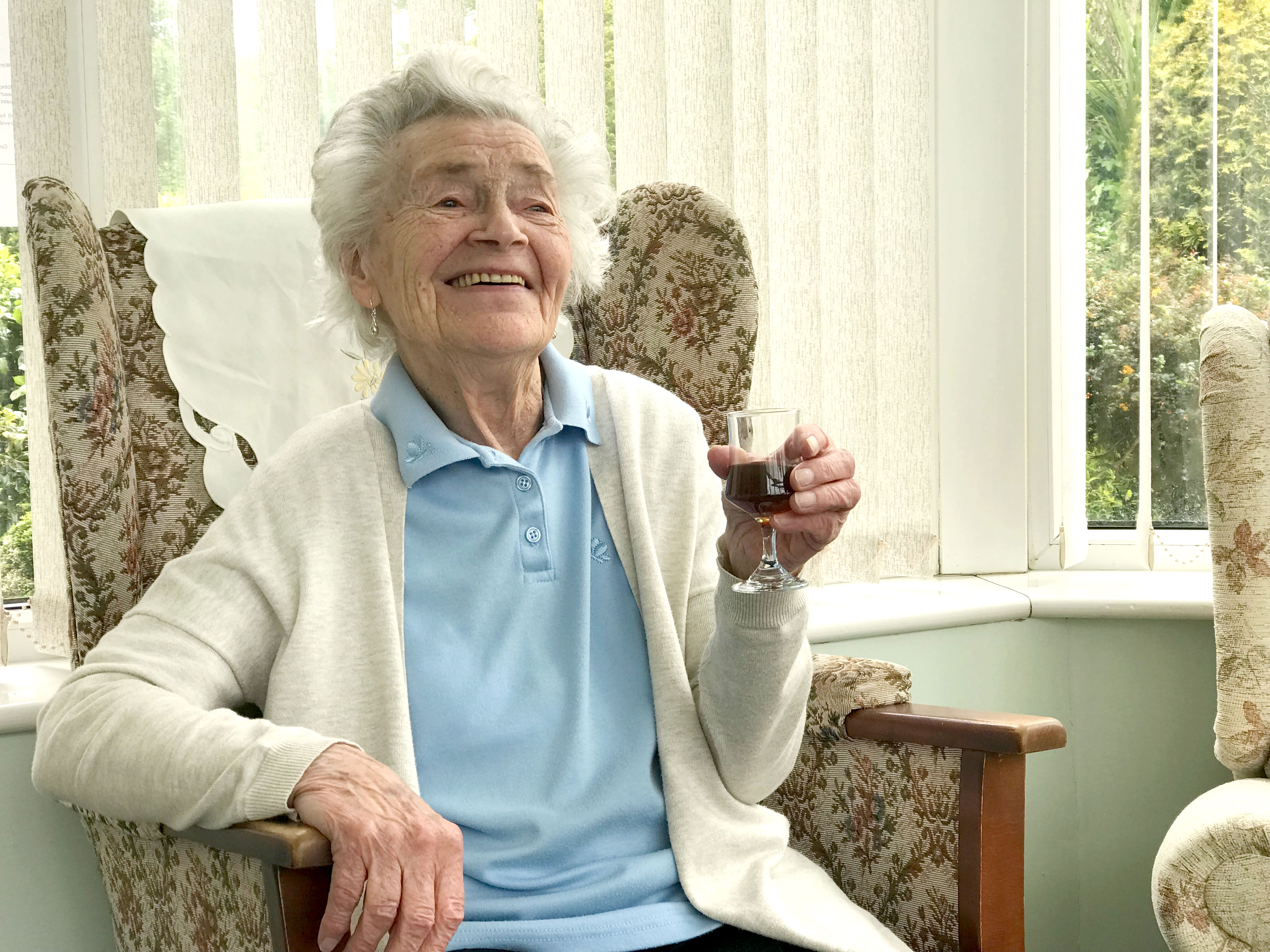 A sherry before lunch is a staple of life at Treveor