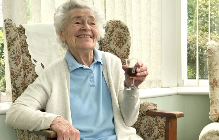 A sherry before lunch is a staple of life at Treveor