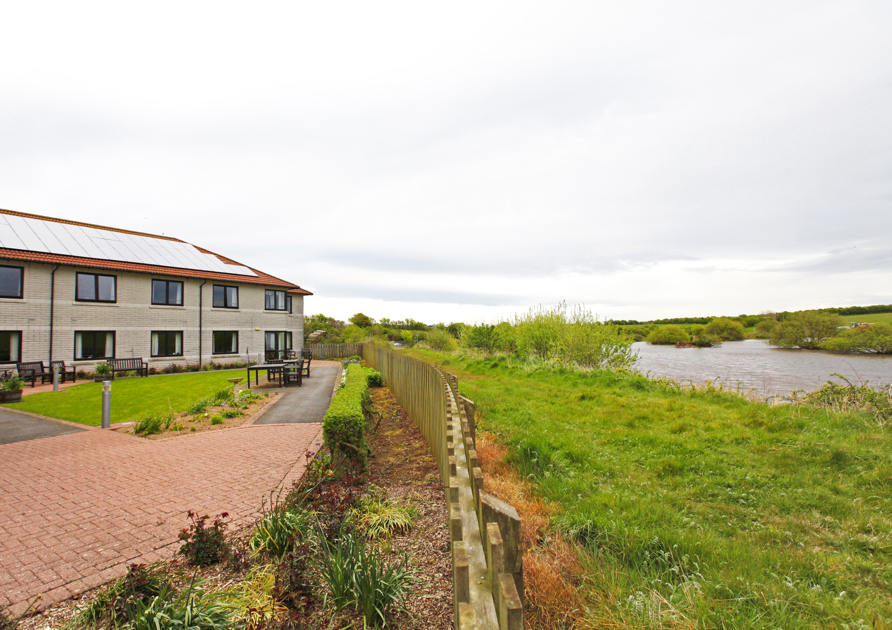 View of the river outside Staveley house