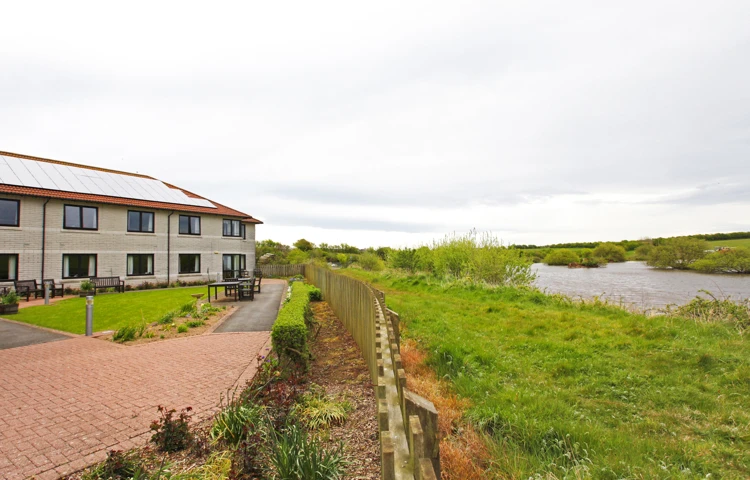 View of the river outside Staveley house