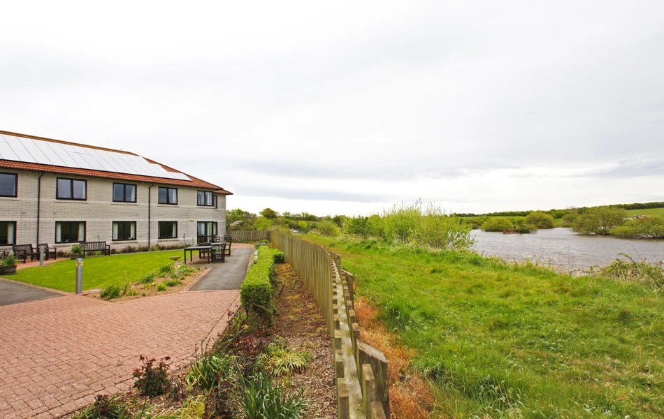 View of the river outside Staveley house