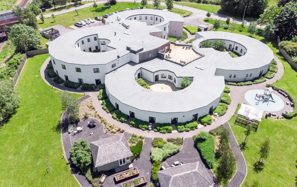 Aeriel View of Abbeyfield Winnersh Dementia Friendly Care Home