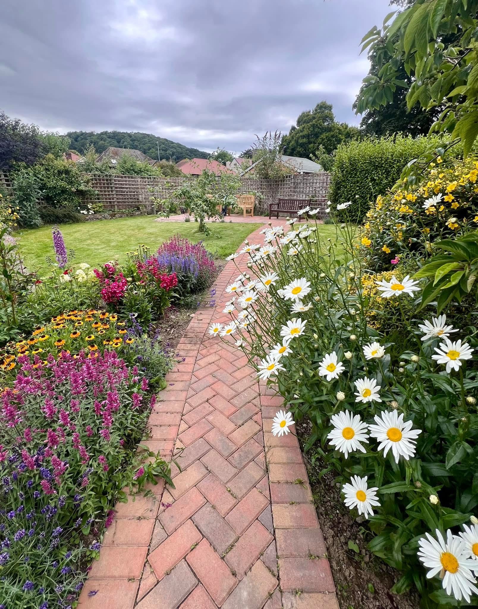 Colwyn Bay, Whitehall Road LL28 4HW, Path And Flowers