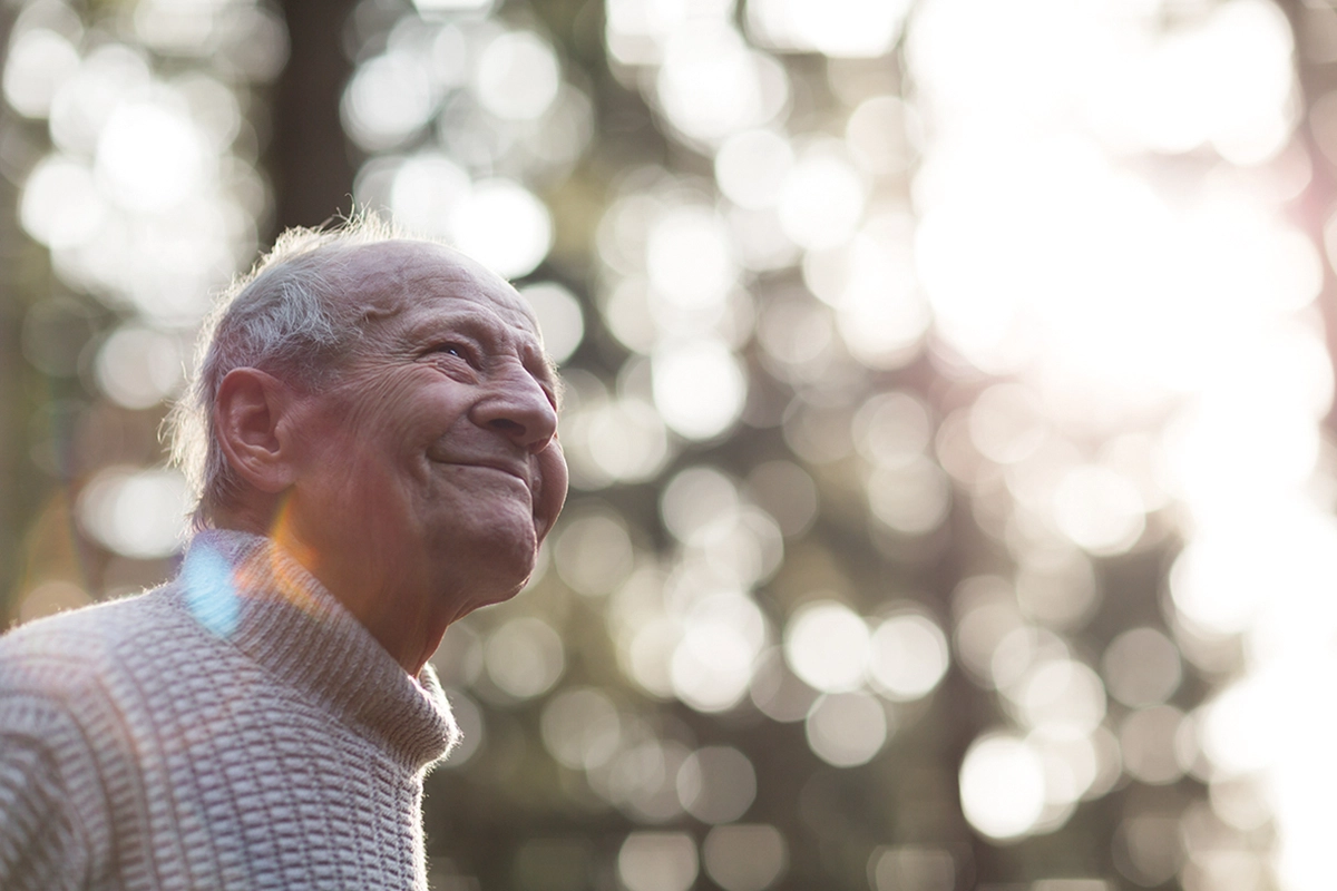 Older Man Enjoying The View
