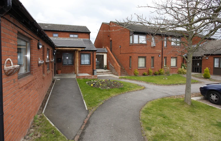 Front entrance to Abbeyfield House, Hayes UB4 0SW