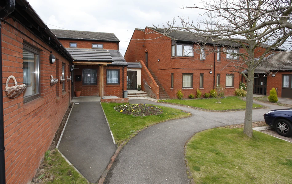 Front entrance to Abbeyfield House, Hayes UB4 0SW