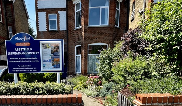 Front of Abbeyfield House, Streatham SW16 6LT (1)