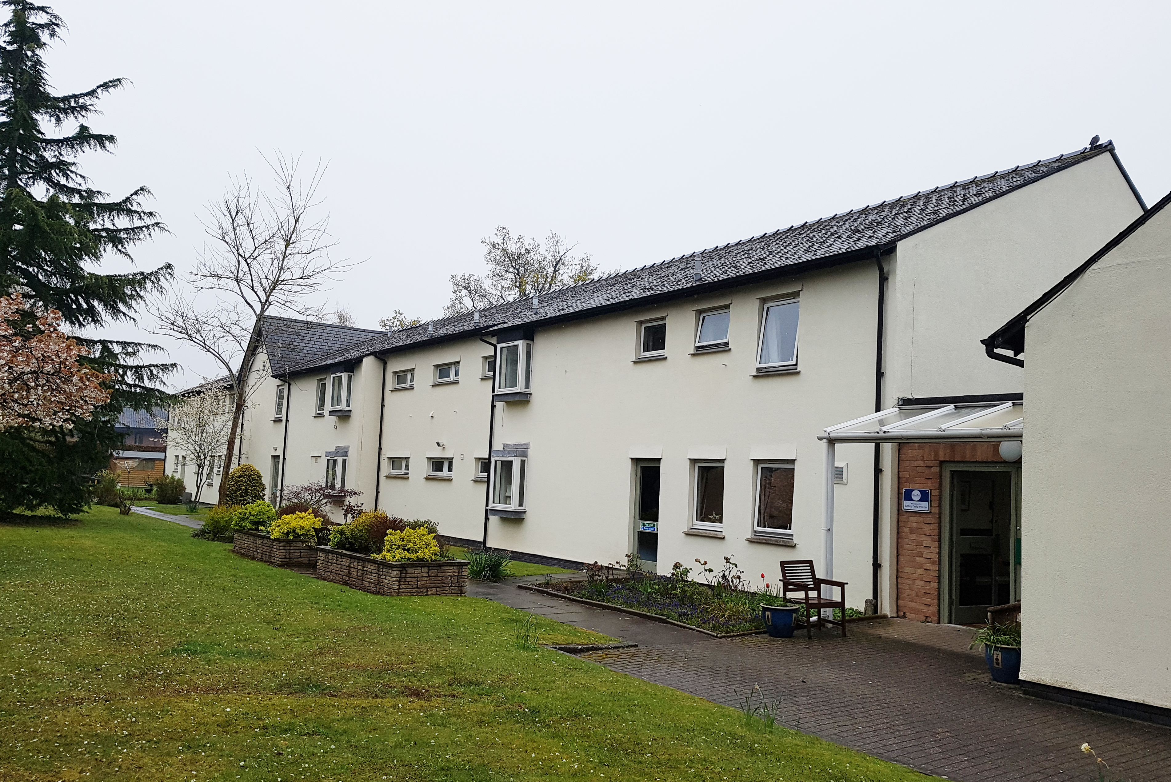 The front of Abbeyfield House, Brecon LD3 7RT