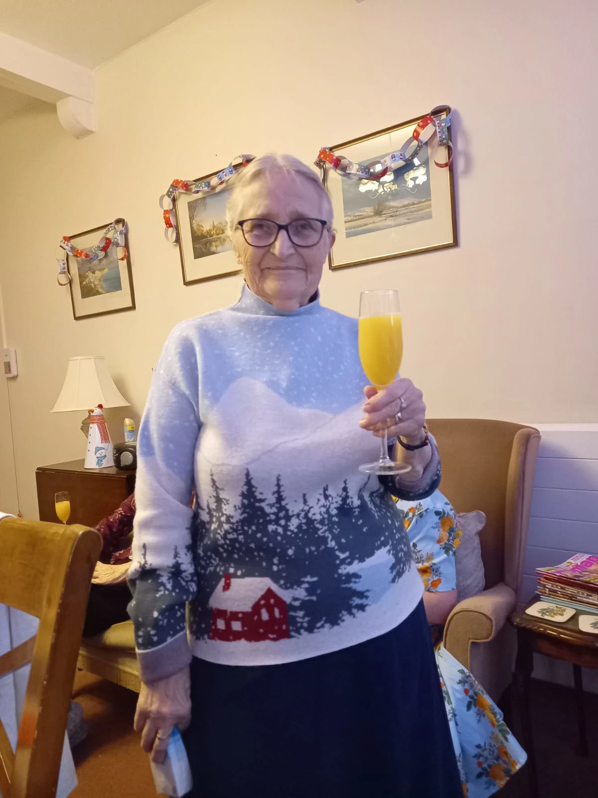 Xmas jumper at Lade House