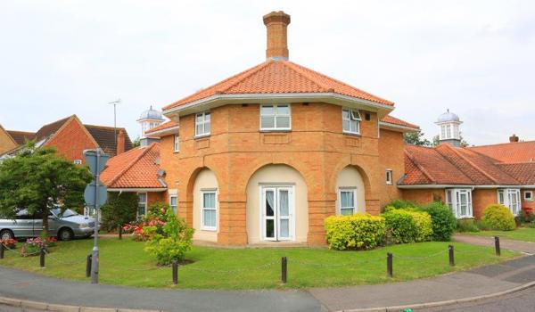 Front exterior of The Octagon, a supported house for older people