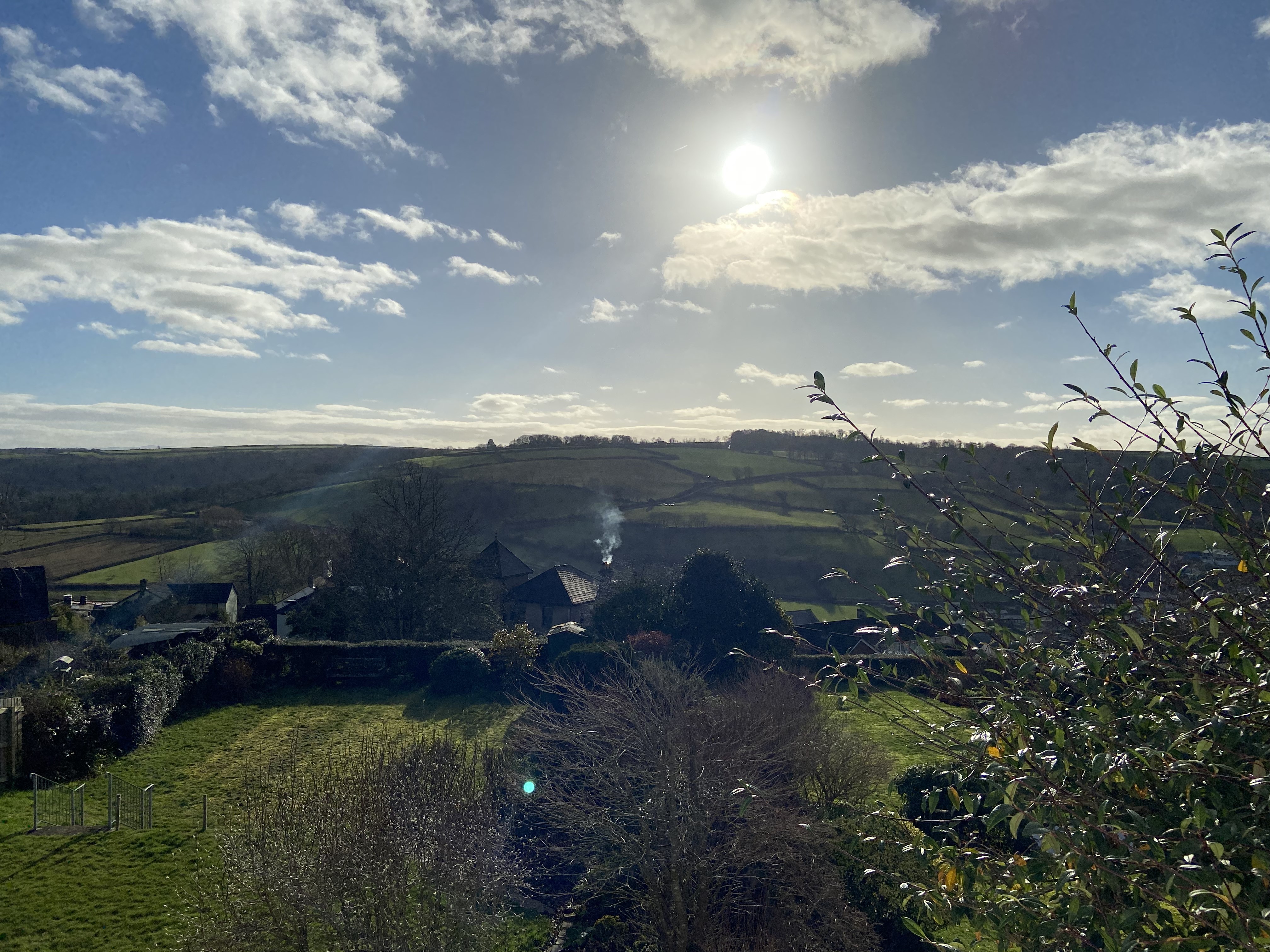 The amazing view at Glen Tor
