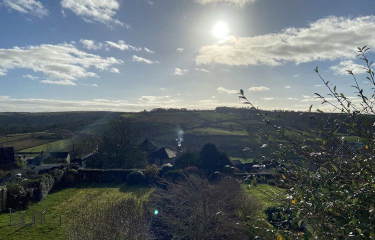 The amazing view at Glen Tor