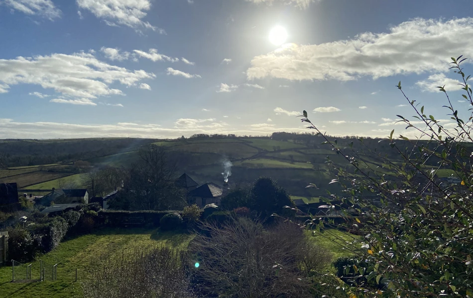 The amazing view at Glen Tor