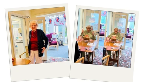 Residents celebrating