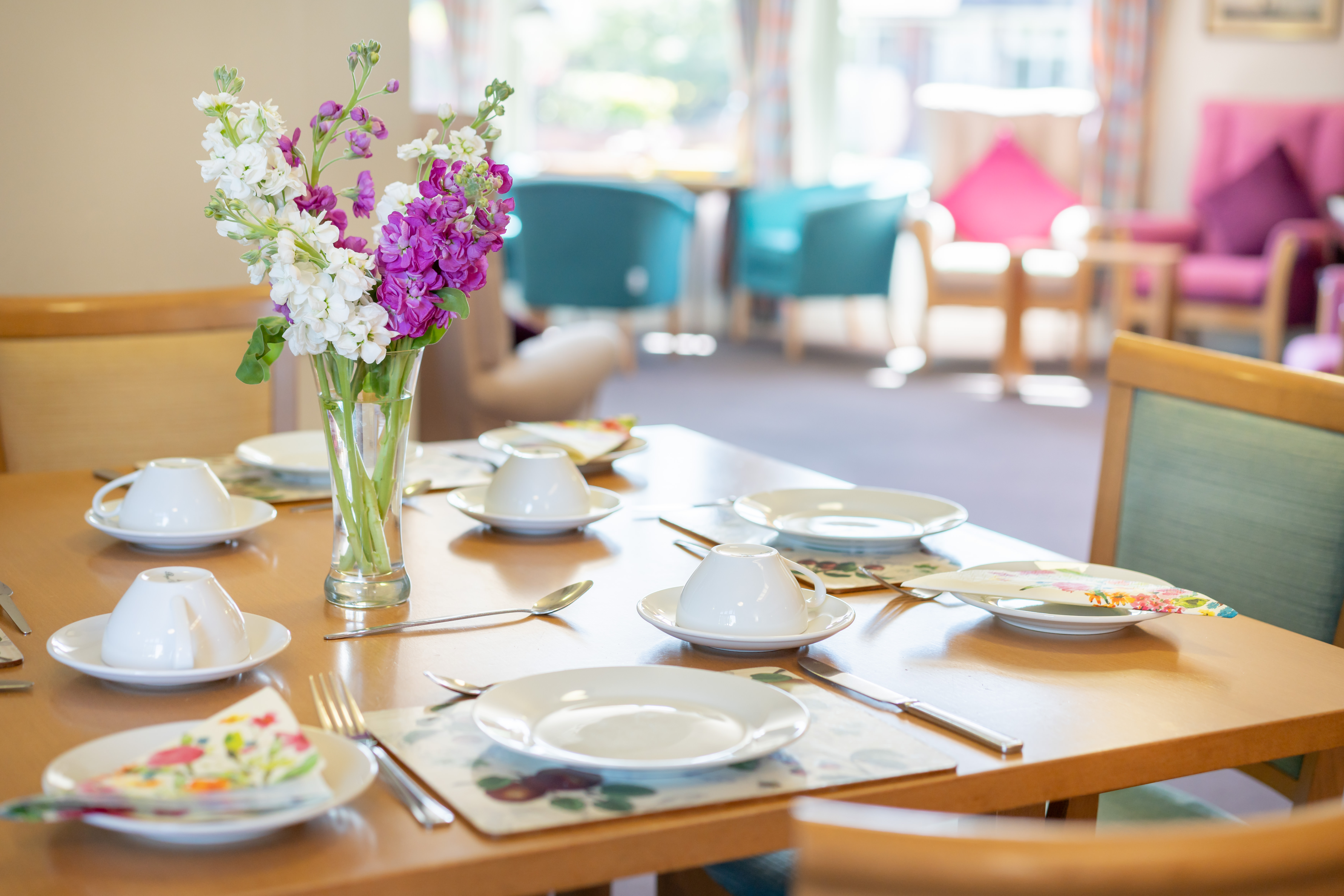 Dining Room Set For Lunch At Carnarvon House