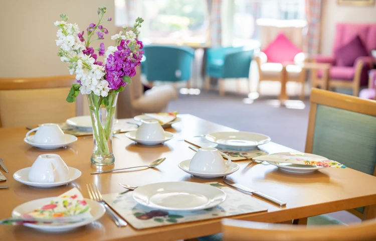 Dining Room Set For Lunch At Carnarvon House