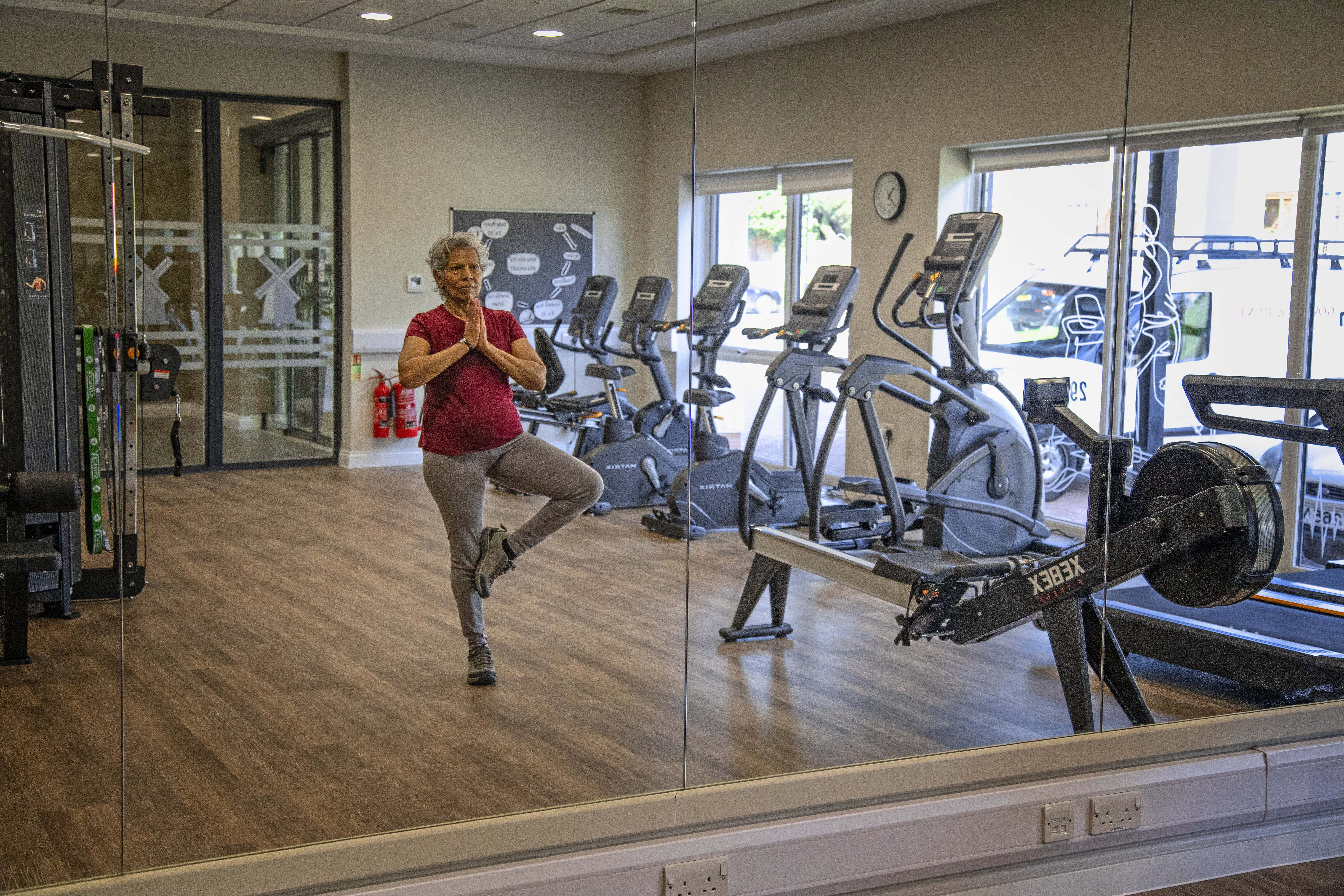 Gym facility at Polly's Field Village, Braintree CM7 5XD