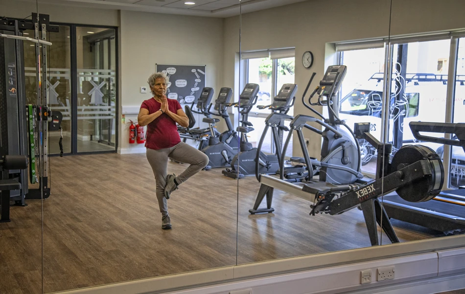 Gym facility at Polly's Field Village, Braintree CM7 5XD