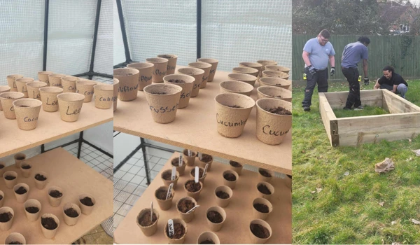 Community blooms with Winnersh’s allotment project