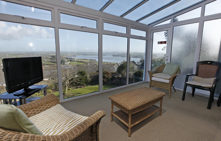 Sit back and relax in the conservatory