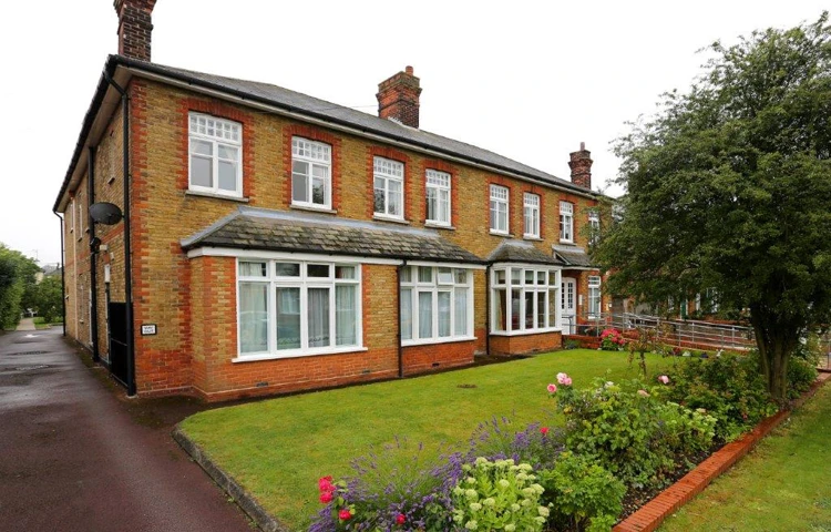 The garden at the rear of Wickham House, Braintree CM7 9EH