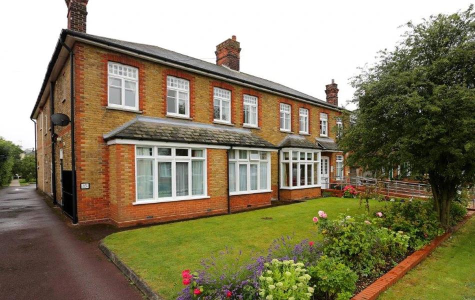 The garden at the rear of Wickham House, Braintree CM7 9EH