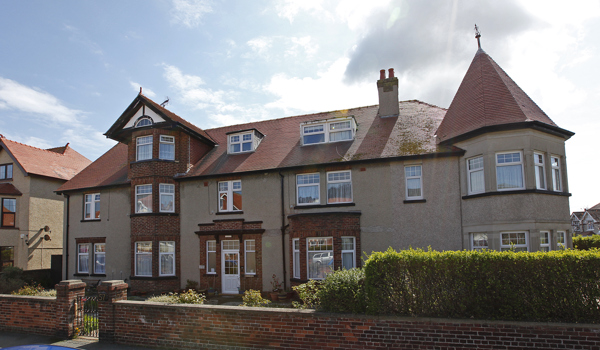 The communal dining room where residents enjoy delicious home cooked meals at lunch and dinner time