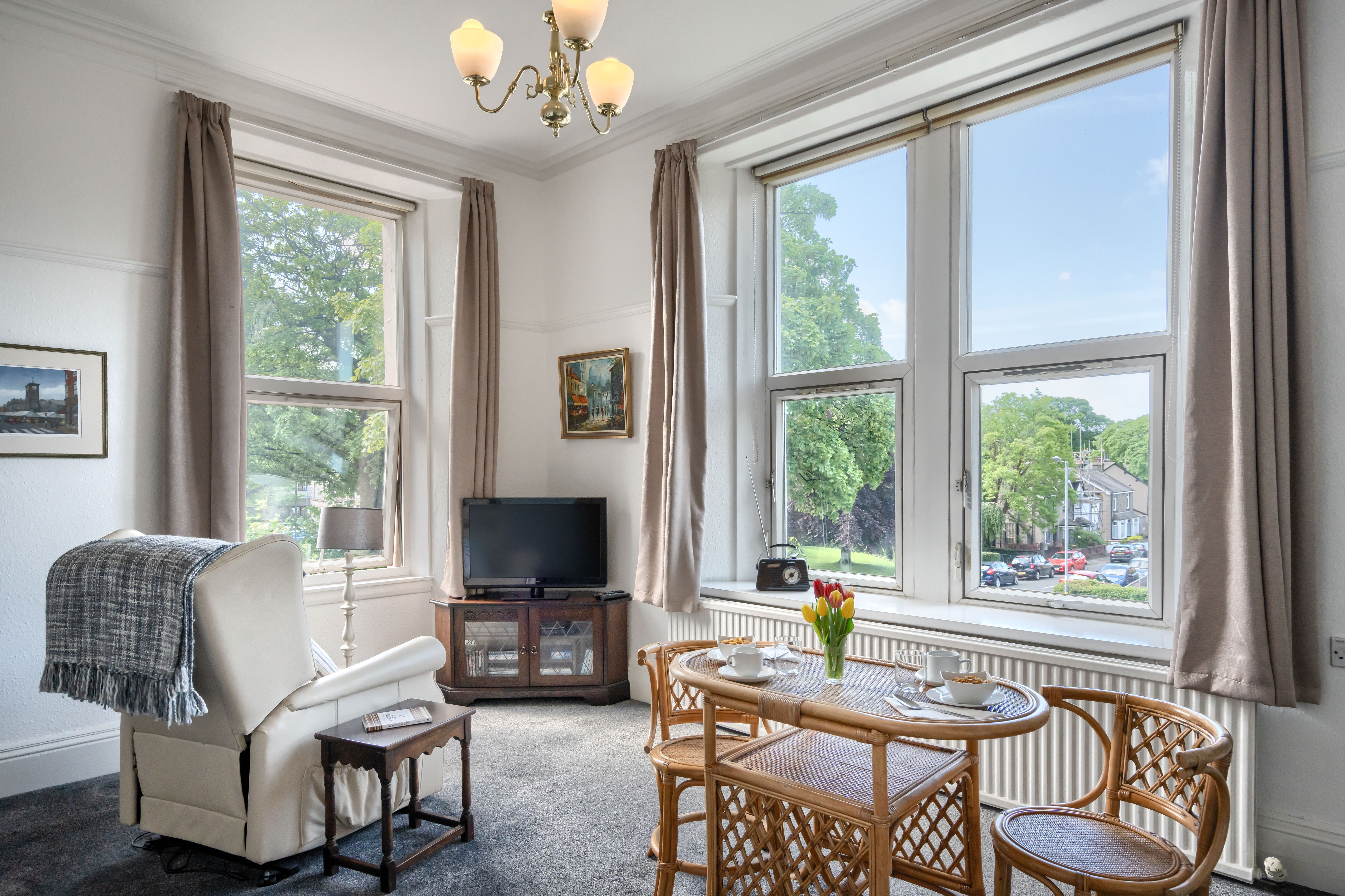Lounge Area In Bedroom At Abbeyfield House