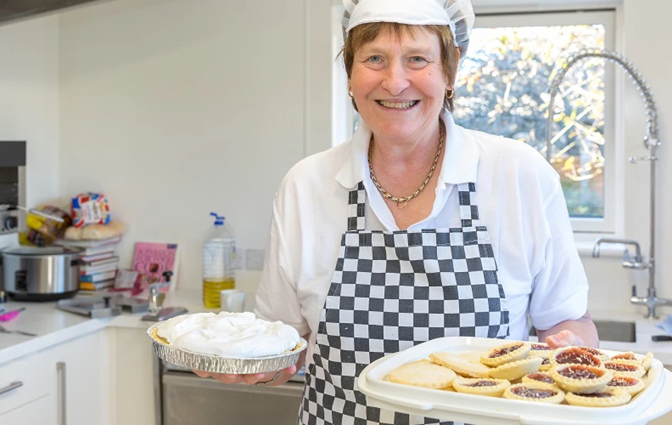 Food is a very important part of life at Abbeyfield House