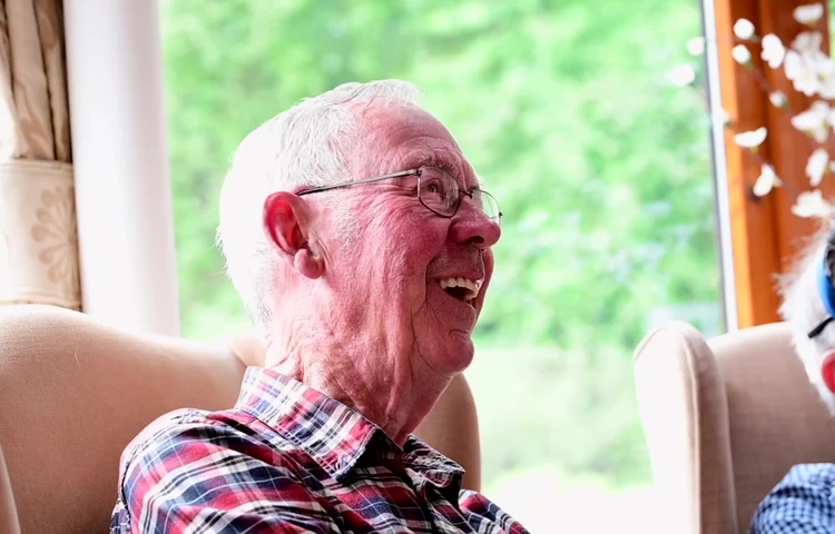 Video Still Resident Laughing