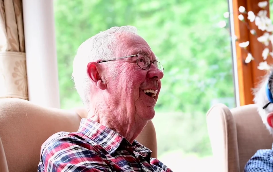 Video Still Resident Laughing