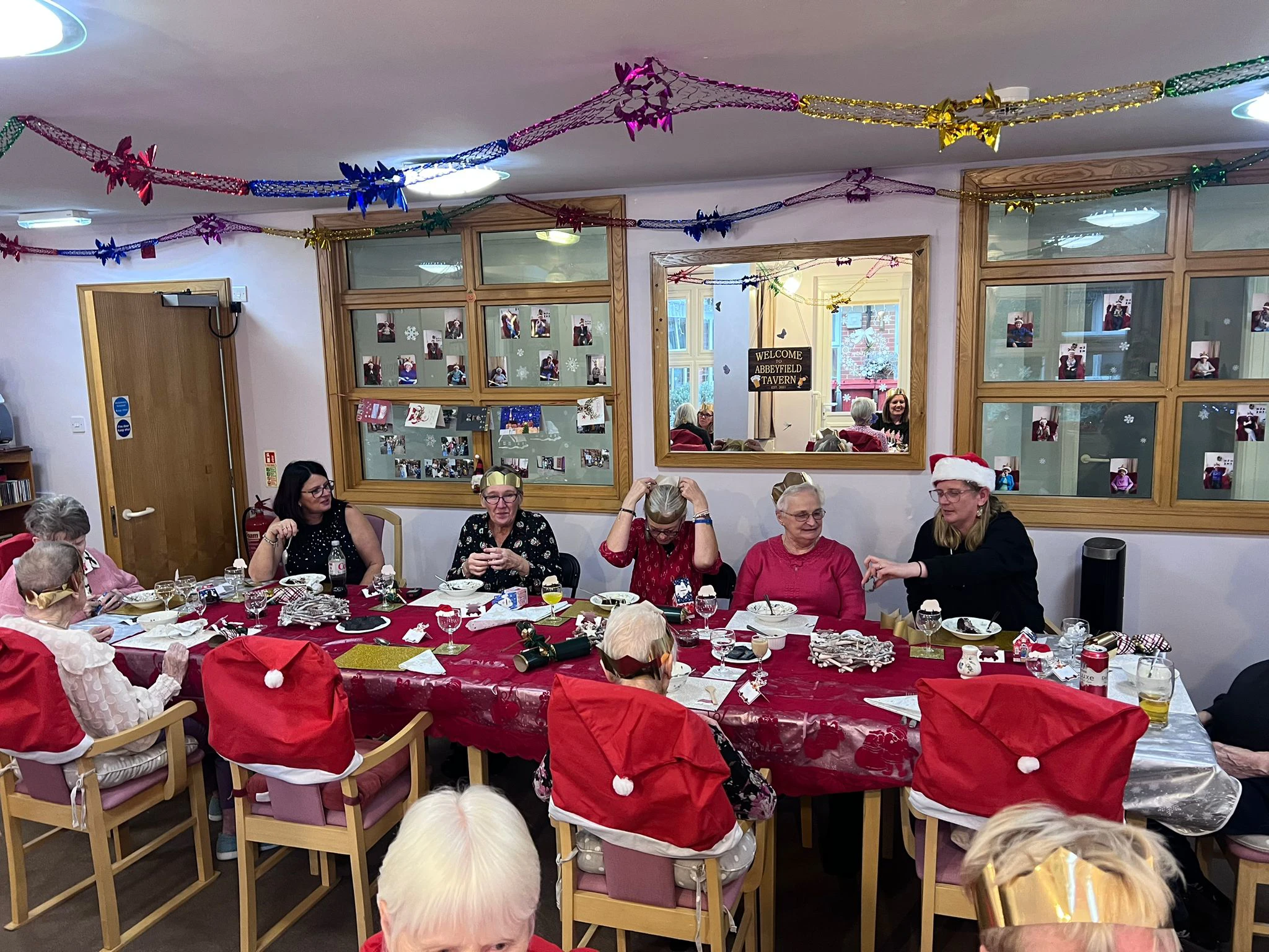 Xmas meal at Millennium House