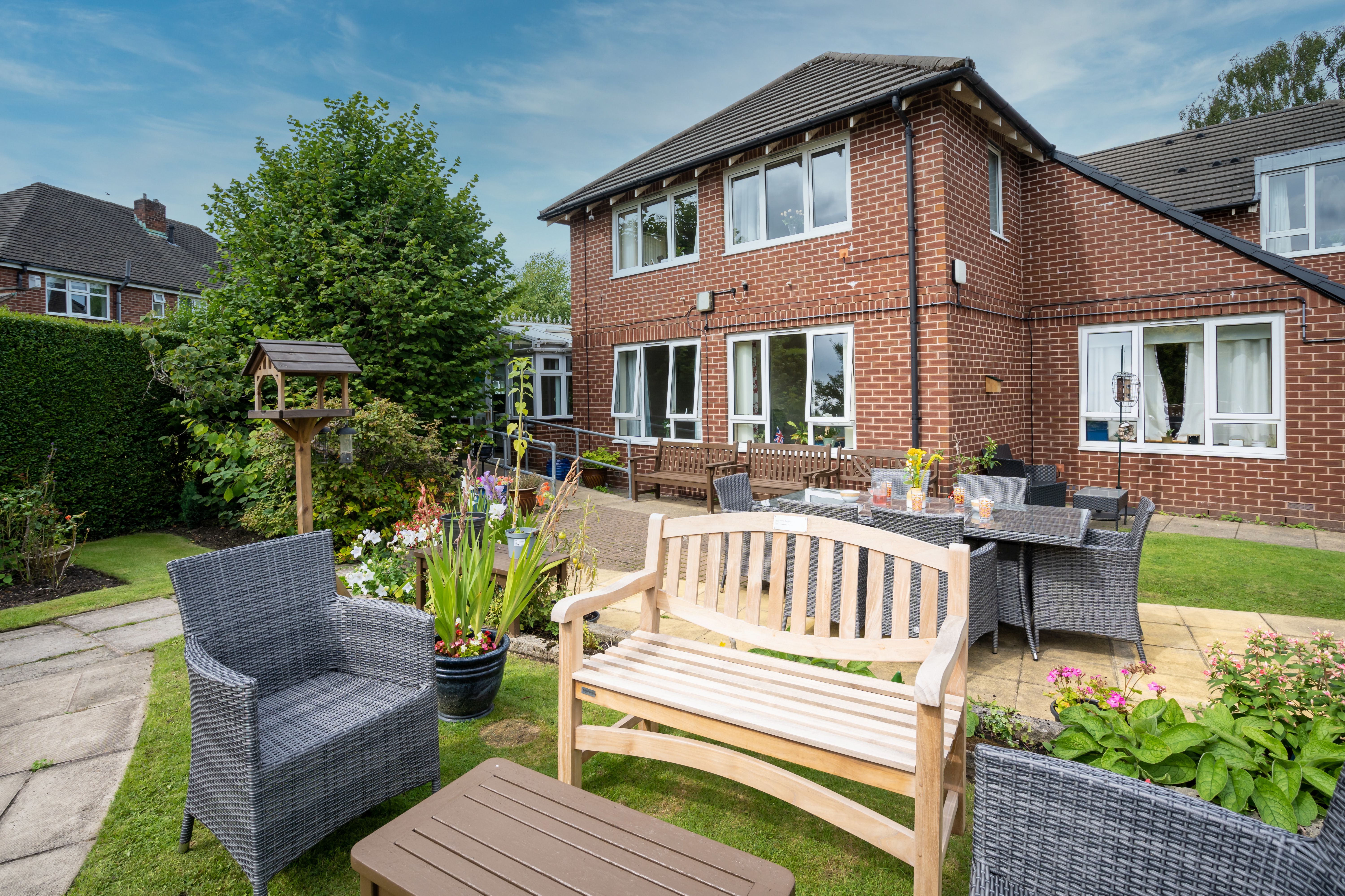 Enjoy the sunshine in our beautiful garden