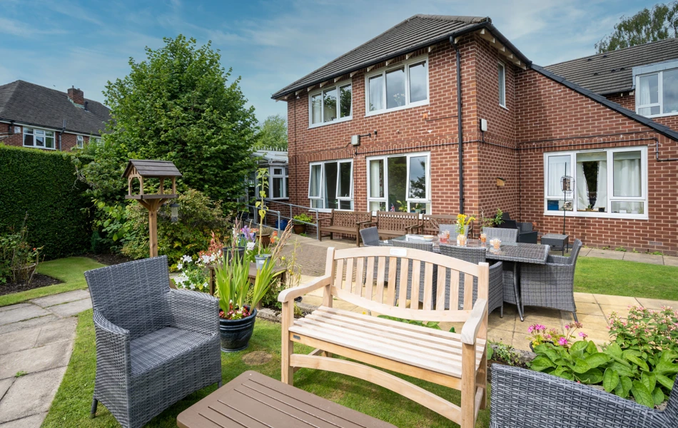 Enjoy the sunshine in our beautiful garden