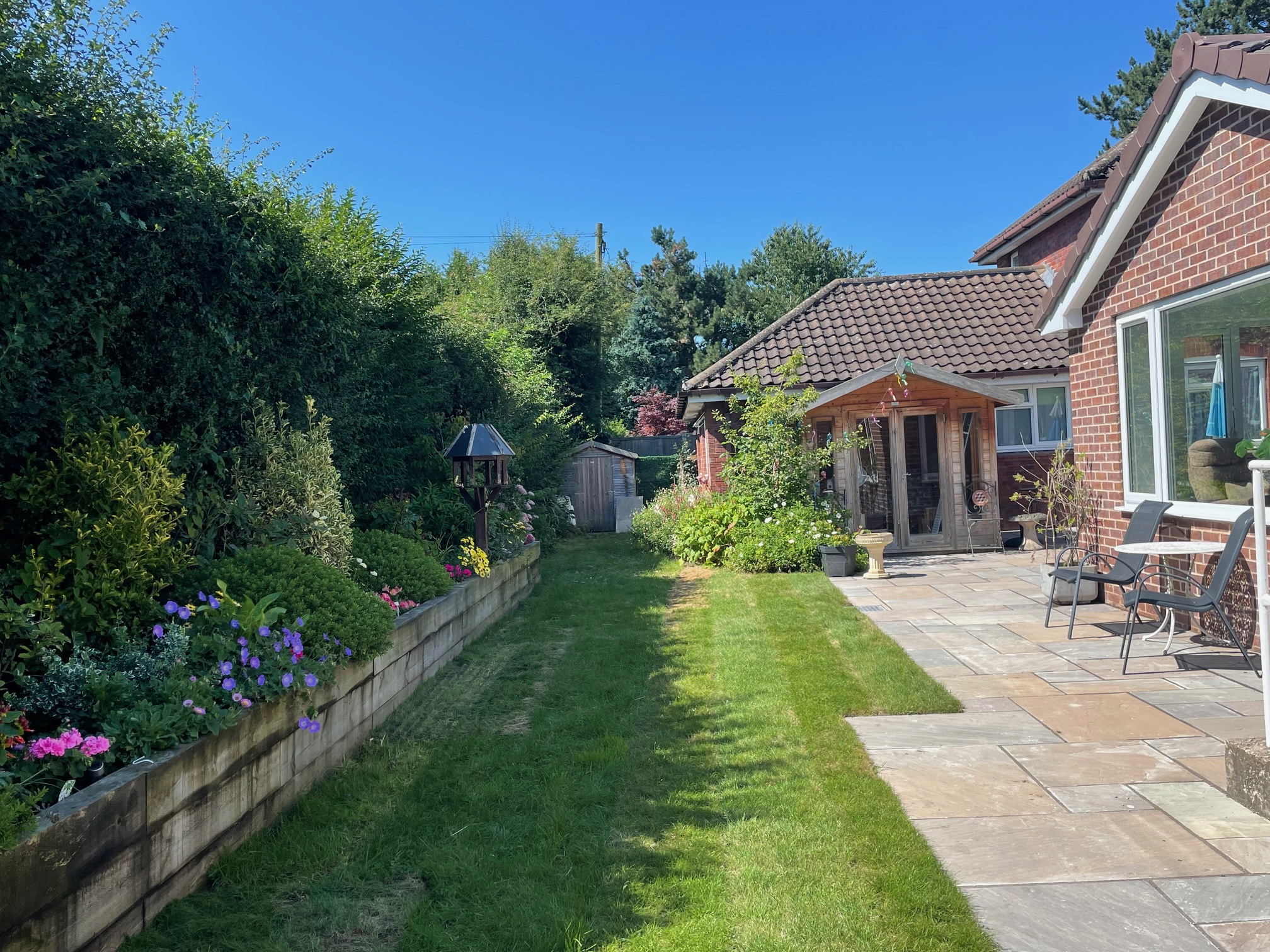 Abbeyfield House, WA16 0EE Garden July 24