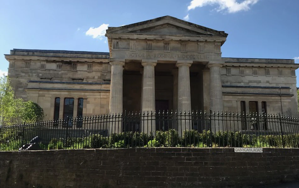 Brecon town centre near Abbeyfield House, Brecon LD3 7RT