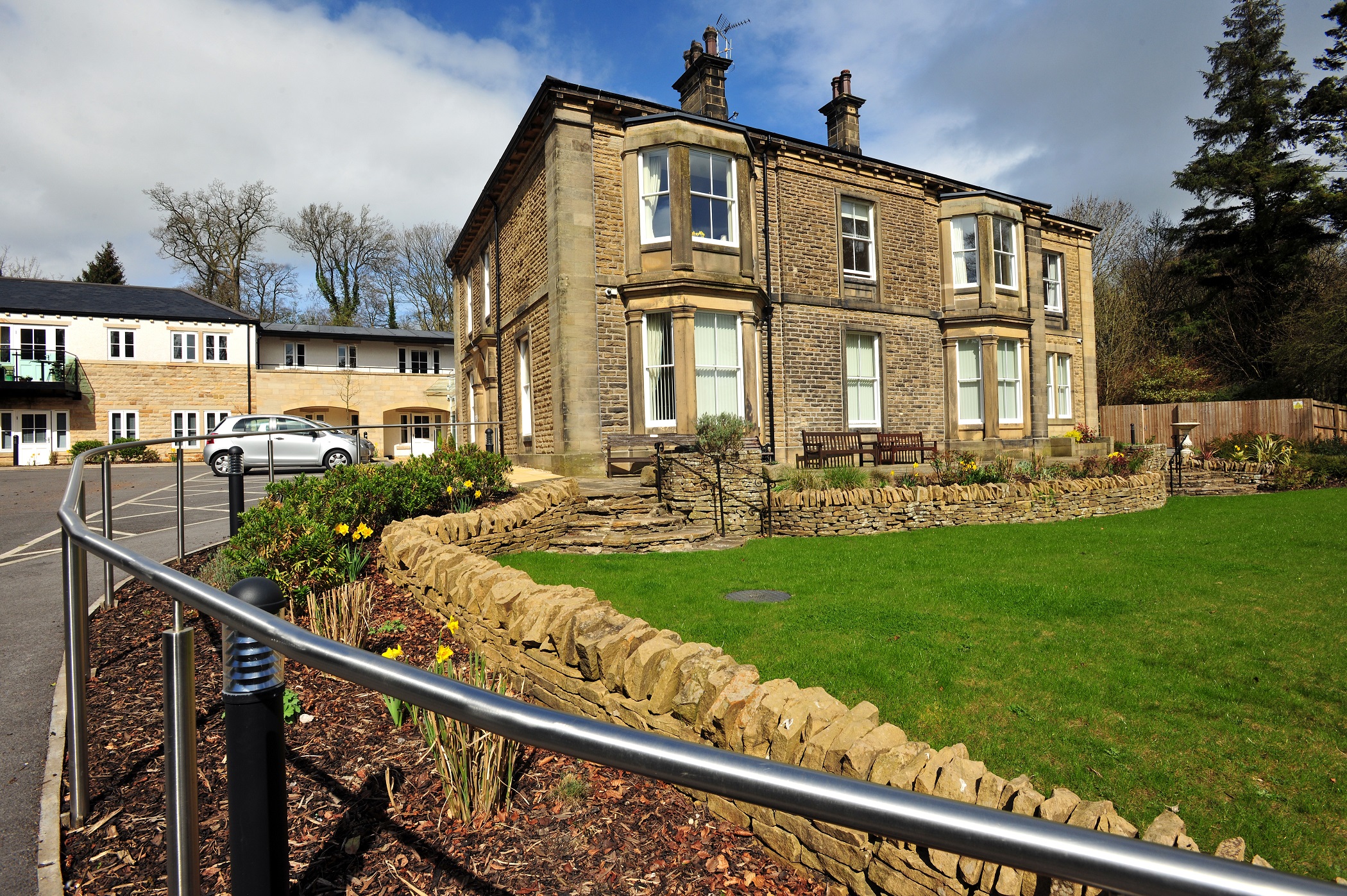 Road leading to the Woodlands House, Skipton