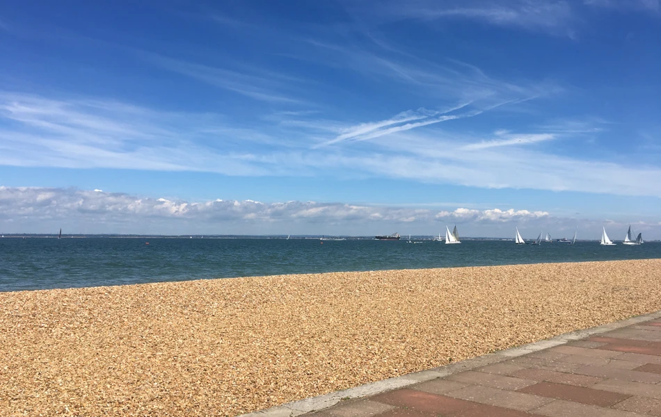 The beach near Clifton House, Cowes PO31 7RH